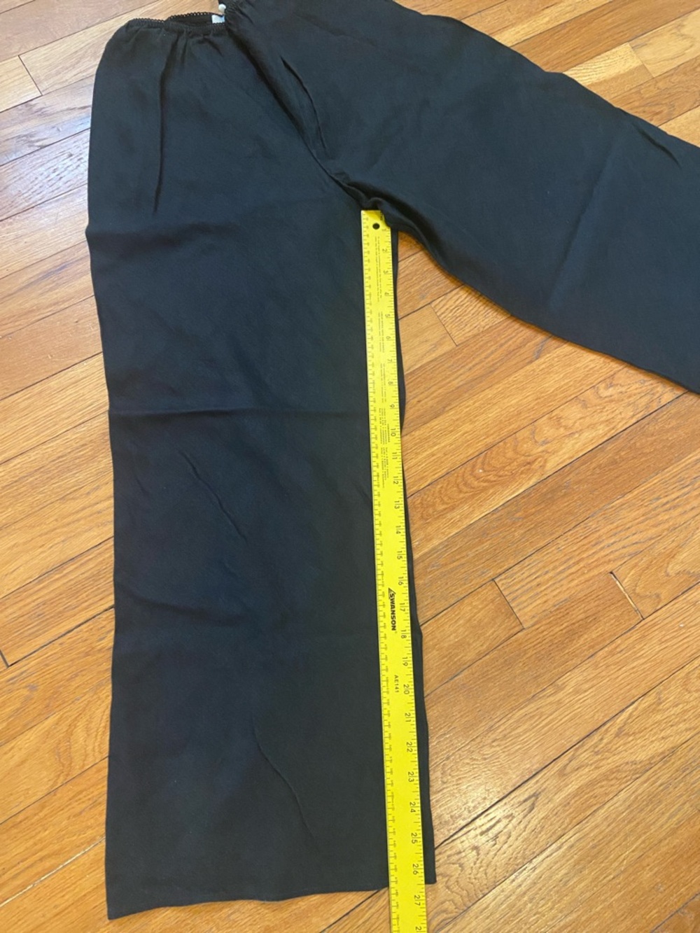 Doen Black Wide-Leg Linen Pants - Picture 4 of 4
